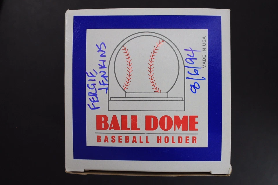 Fergie Jenkins HOF '91 Cubs Rangers Autographed ONL Signed Baseball JSA B4 - Image 4 of 4