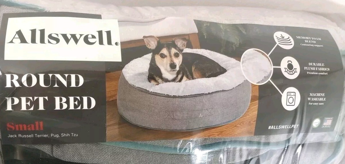 NEW Allswell Premium Round Pet Bed Memory Foam, Machine Washable For Easy  Clean