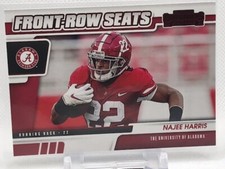 Najee Harris 2021 Panini Contenders DP Front Row Seats Card RED #19 Steelers