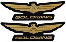 Honda Goldwing Embroidered Biker Patch -2PC  Iron on or Sew on  5"X1"