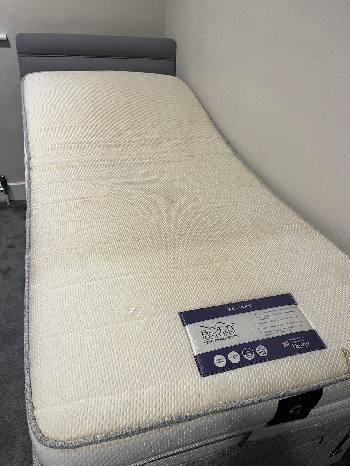 electric single bed and mattress used eBay