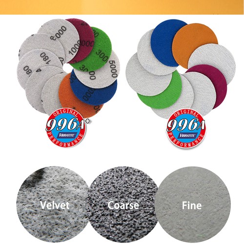 4" Hook & Loop Sanding Discs - 60-10,000 Grit for Orbital Saws (Wet/Dry) - Picture 4 of 5