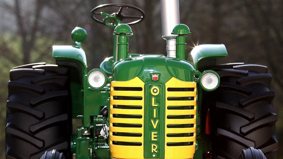 Oliver Farm Tractor 1930s 1940s Vintage Super Machinery 1 12 Model Diecast 99 - Image 4 of 4