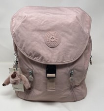 Mochila de viaje Kipling Zakaria correa universitaria de poliamida rosa brillante KI9016