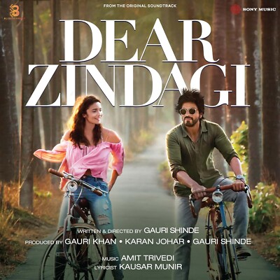 Dear Zindagi LP Vinyl Record Arijit Singh Bollywood Hindi Film Ost Indian Mint