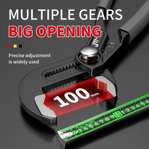 Water Pump Pliers Quick-Release Plumbing Pliers Wrench Adjustable Water Pipes UK - Picture 6 of 14
