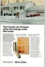 Alcoa Aluminum Windows Original Vintage Print Ad