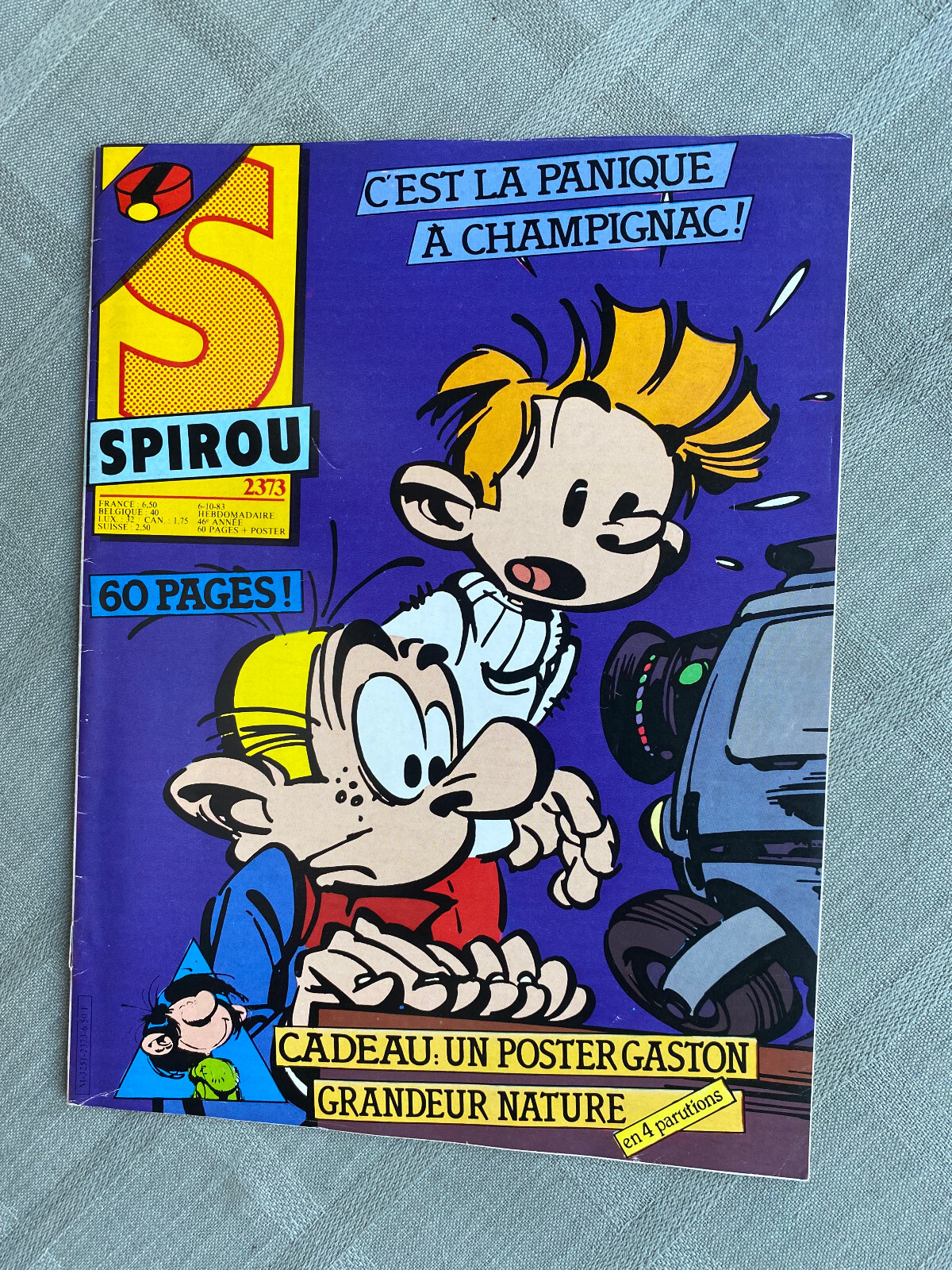 Spirou Weekly No. 2373 1983 In Good Condition Without The Supplement
