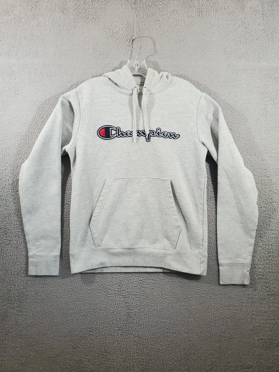 Champion script long top sleeve men's hoodie