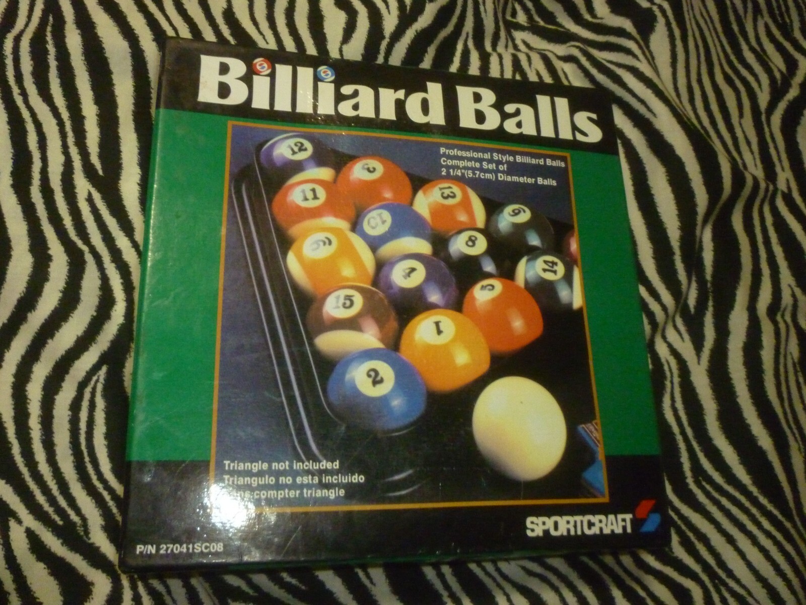 Billiard Balls Vintage Sportcraft 2 1/4" Used Good Condition eBay