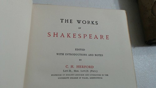 WILLIAM SHAKESPEARE 11 BAND SET 1903 EVERSLEY EDITION NUR 500 GEDRUCKT - Bild 6 von 9