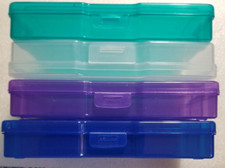 Crafter Keeper Boxes or Photos Box Holds 4" X 6" Photos 4 Multicolor Storage
