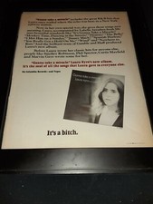 Laura Nyro & Labelle Gonna Take A Miracle Rare Original Promo Poster Ad Framed!