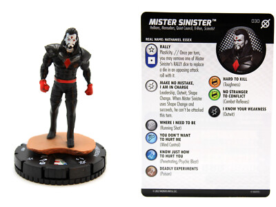 HeroClix - #030 Mister Sinister - X of Sword Story