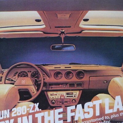 1981 Datsun 280 ZX Luxury Vintage In The Fast Lane Original Print