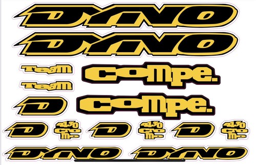 Dyno Compe 1994 Decal Set Stickers old 