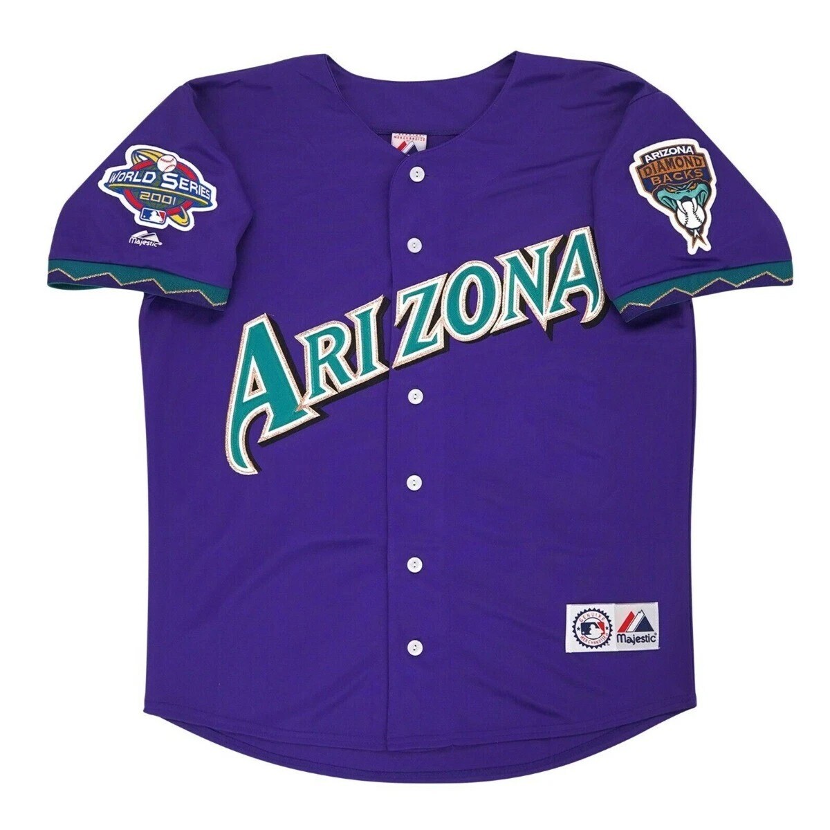 Craig Counsell Arizona Diamondbacks 2001 World Series Alt Purple