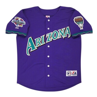 Craig Counsell Arizona Diamondbacks 2001 World Series Alt Purple