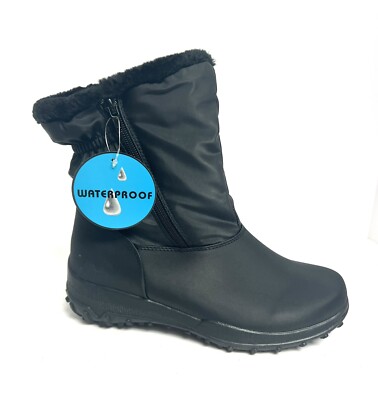 Tundra Womens Donna Snow Boot Black 8 M