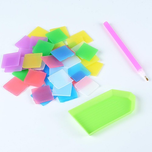 96 Pcs Diamond Painting Glue Clay Wax, DIY 5D Diamond Art Accessories 6 Colors - Picture 4 of 12