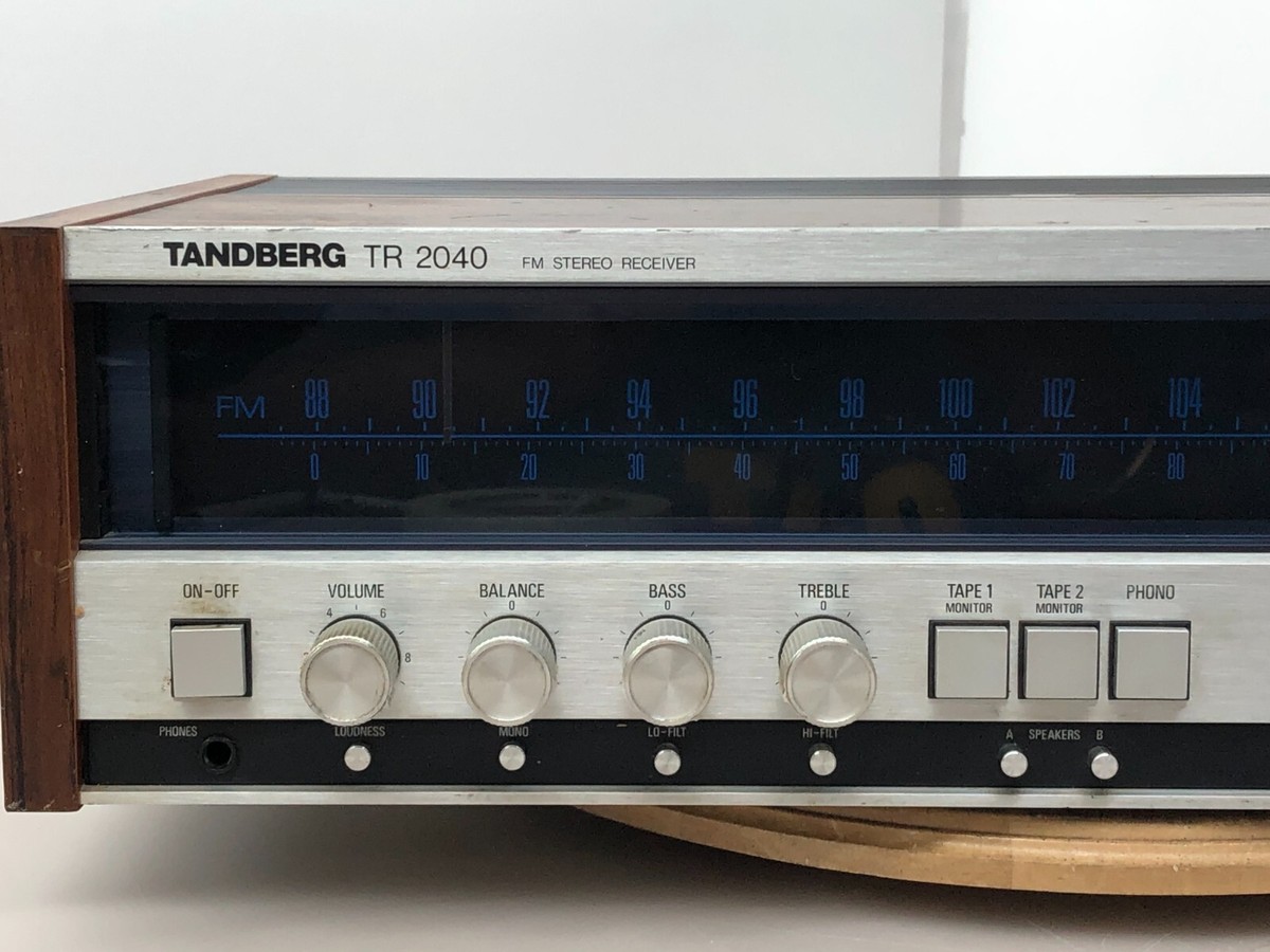 Tandberg TR 2040 120V-60Hz 4-16OHMS FM Stereo Receiver Manual Rare