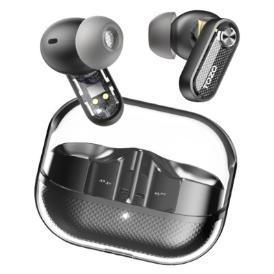 TOZO Crystal Pods Hybrid Active Noise Cancelling Wireless Earbuds Bluetooth 5.4