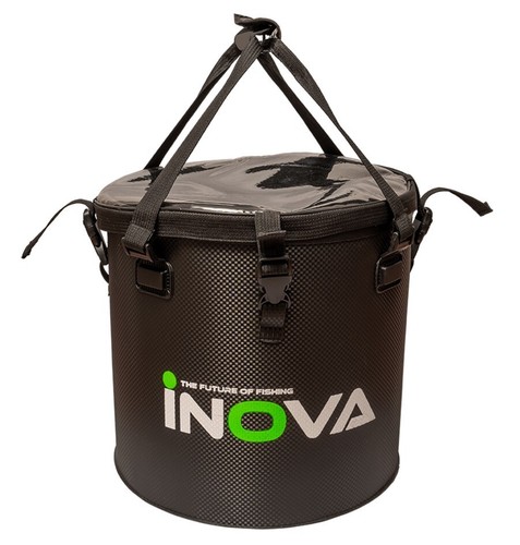 INOVA LUG-IT FOLDING EVA BAIT BUCKET LUGWORM RAGWORM SEA FISHING BASE STATION - Picture 2 of 3