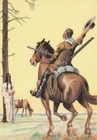 Postcard - Karl May - Winnetou II - Winnetou and Old Shatterhand