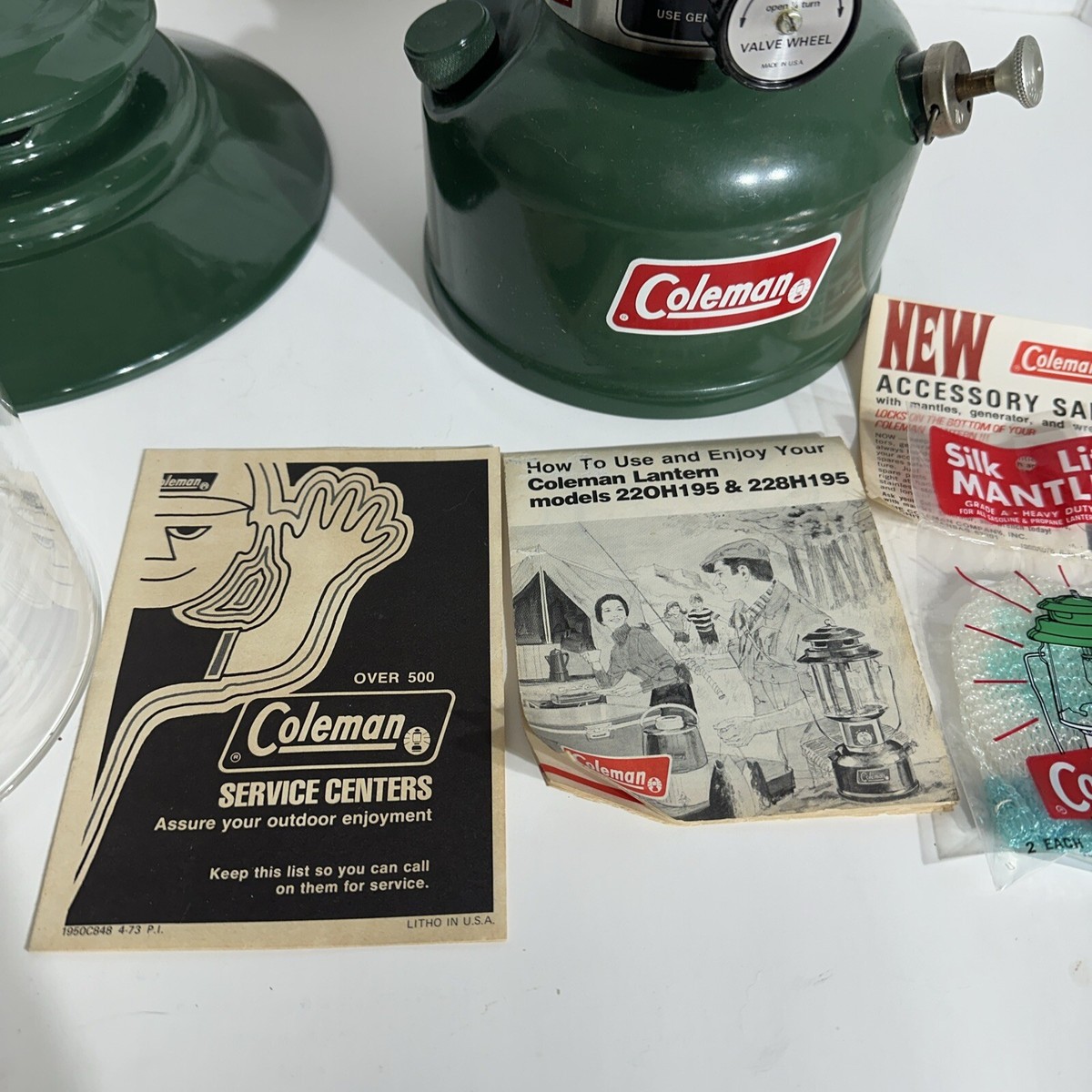 Coleman 緑色 ランタン 1950s コールマン製 220E 緑ランタン | ブリキのおもちゃ