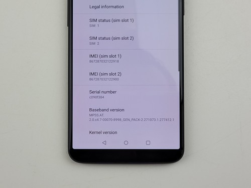 OnePlus 5T (A5010) 128GB - Black (GSM Unlocked) Dual SIM Smartphone - J9421 - Photo 4 sur 7