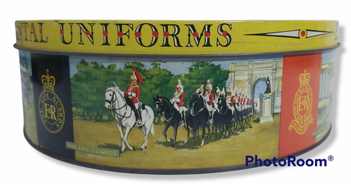 65936 Scatola di latta vintage - Biscotti Carr & Co. British Regimental Uniforms - Picture 4 of 11