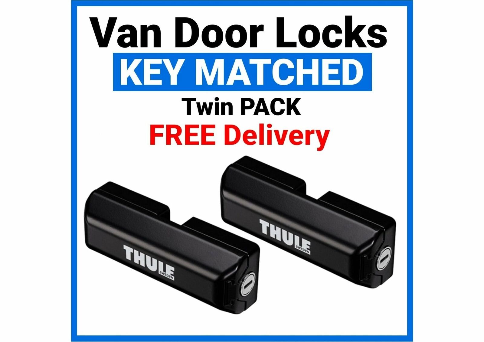 Milenco Thule Arma-D-Lock Security Van Door Lock Mul-T-Lock SINGLE-TWIN-TRIPLE Tania okazja