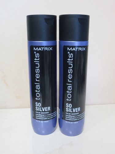 MATRIX TOTAL RESULTS SO SILVER COLOR OBSESSED CONDITIONER 10.1 OZ LOT OF 2