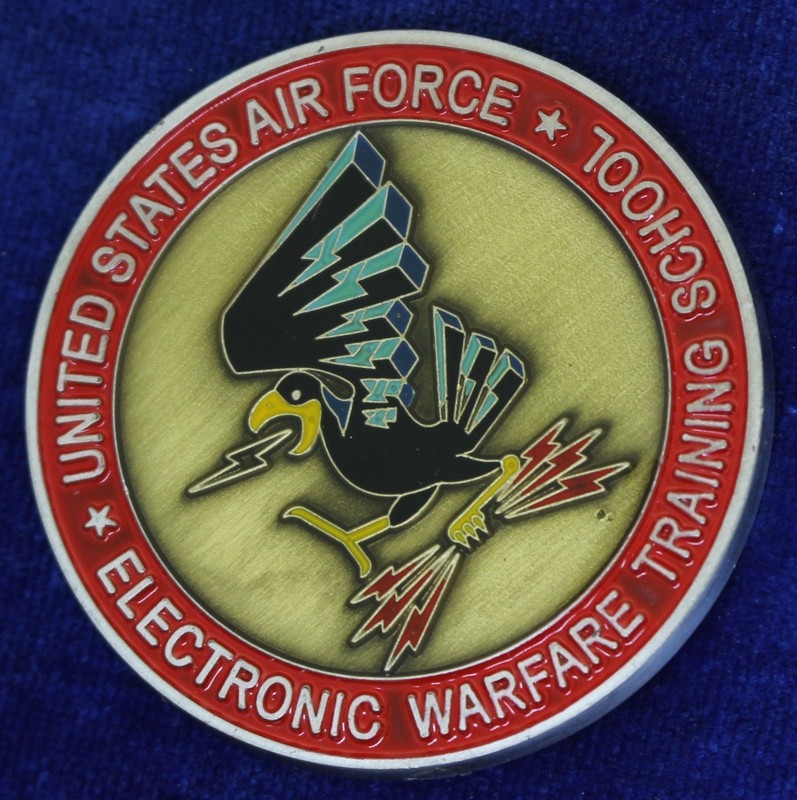 USAF 563rd Flying Training Squadron Electronic Warfare Challenge Coin KJ-5