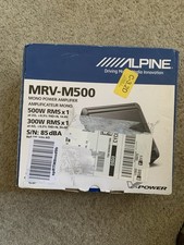 Alpine MRV-M500 Amplificatore Digitale Mono Potenza | 500 Watt RMS | Efficienza Classe D