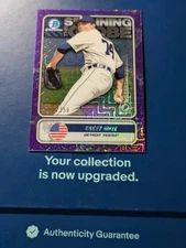 2020 Bowman Chrome Casey Mize /250 Purple MOLO Refractor #STG-CM Tigers Baseball