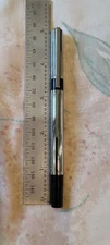 Waterman Lustrous Chrome Metal Roller Ball Pen France Made New