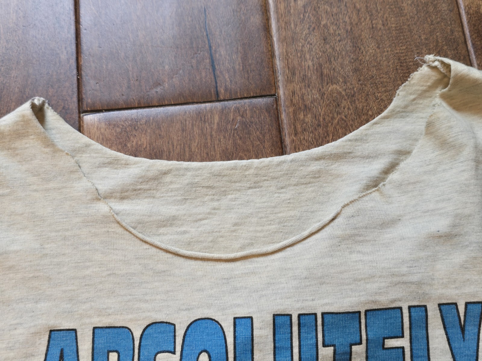 Vintage 1980/90s ABSOLUTELY HIGH Plants Fake Vodka Destroyed T-SHIRT image 7