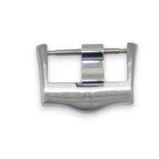 18mm Silver Color Stainless Steel Tang Buckle For Omega