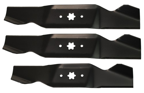3 USA Mower Blades MTD® 742-0543 942-0543 742-0542 942-0542 46" Deck - Picture 2 of 6