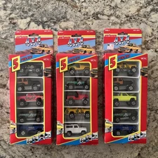 3x Majorette 5 Pieces 4x4 Vehicle Sets NEW + FAST SHIPPING 