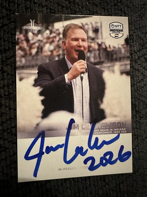 #ad Jim Cornelison Signed Trading Parkside 100 Days To Indy 500 Exclusive 2 13 26 $49.99