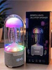 Moving Jellyfish Buetooth Speaker LED Color Changing Lamp - Multicolor