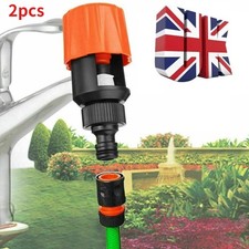 2X Universal Tap Water Plastic Hose Pipe Connector Mixer Kitchen  Tap Adaptor
