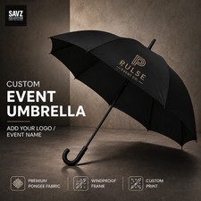 Custom Printed Umbrella for Business Branding - Corporate Event Giveaway