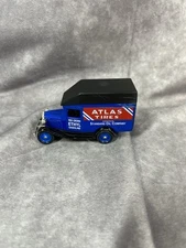Vntg Atlat Tires Standard Oil Truck Chevron Made England
