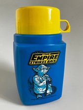 Vintage 1980 Star Wars Empire Strikes Back Yoda UK Roughneck Kids Thermos Flask