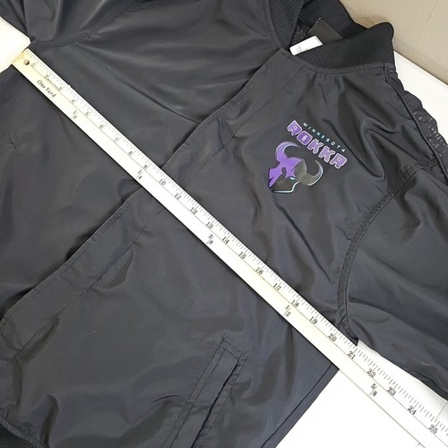 Call of Duty League Team Minnesota Rokkr Black Snap Jacket Windbreaker Size M - Bild 8 von 11
