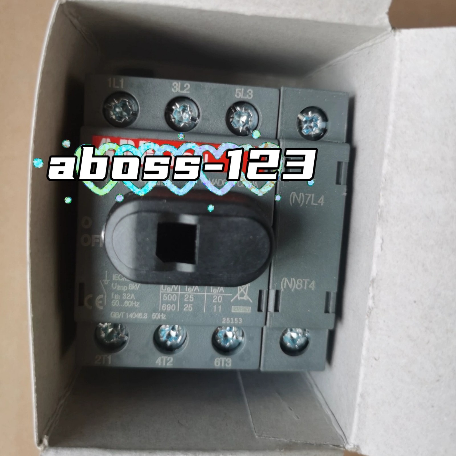 ABB OT25F4N2 1SCA104886R1001 Switch Disconnector#1pcs New In Box