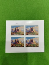US Stamps 2022 Monument Valley  5 Sheets of 4 / A total of 20
